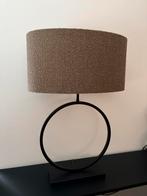 2 Ronde frame lampvoet light & living liva zwart, Ophalen, Zo goed als nieuw, Metaal