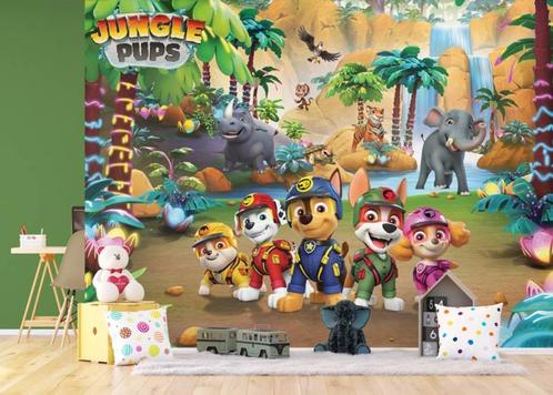 Fotobehang - Kinderkamer - Speelkamer - Paw Patrol Jungle, Kinderen en Baby's, Kinderkamer | Inrichting en Decoratie, Nieuw, Wanddecoratie