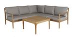 EXTERIOS MANCHESTER LOUNGE SET, Tuin en Terras, Nieuw, Ophalen of Verzenden, Bank, Hout