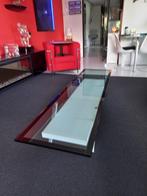 Glazen Salontafel, Ophalen, Minder dan 50 cm, Gebruikt, Design