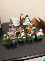 Kersttrein en Kerstdorp Decoratie Set, Diversen, Ophalen of Verzenden, Gebruikt