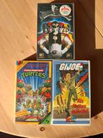 VHS Power Rangers, Turtles, G.I. Joe, Gebruikt, Alle leeftijden, Kinderprogramma's en -films, Overige typen