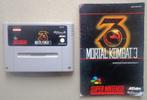 Mortal Kombat 3 voor de Europese Super Nintendo + boekje, Spelcomputers en Games, Games | Nintendo Super NES, Ophalen of Verzenden