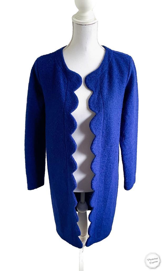 Mooi vest van Juffrouw Jansen S/M, Kleding | Dames, Truien en Vesten, Gedragen, Maat 38/40 (M), Blauw, Ophalen of Verzenden