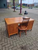 Vintage bureau Jaren 50 eiken, Ophalen, Gebruikt, ,, ,