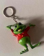 Sleutelhanger van kikker uit Duinrell. Totale lengte 11 cm., Ophalen of Verzenden, Zo goed als nieuw, Knuffel of Figuurtje