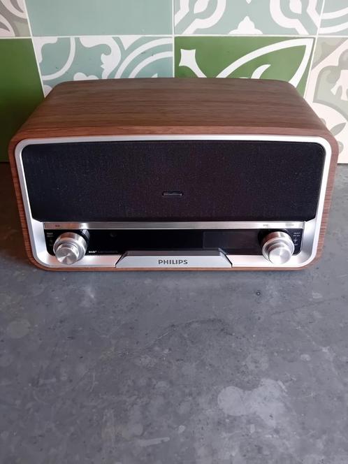 Mooie philips retro look radio dab +, Audio, Tv en Foto, Radio's, Zo goed als nieuw, Radio, Ophalen of Verzenden