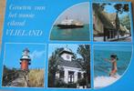 Groeten van het eiland Vlieland - drie keer - nieuw, Verzenden, 1980 tot heden, Ongelopen, Waddeneilanden
