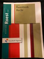 Basisboek Recht - Derde Druk, Ophalen of Verzenden, Zo goed als nieuw, HBO