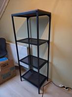 Stijlvol ijzeren boekenrek met houten blad, Huis en Inrichting, Kasten | Stellingkasten, Ophalen, Gebruikt