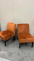 2 nieuwe fauteuils velours, Ophalen, Nieuw, 75 tot 100 cm, 50 tot 75 cm