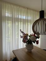 Nieuwe inbetween linnenlook gordijnen Ecru kleur (4 stuks), Huis en Inrichting, Stoffering | Gordijnen en Lamellen, 200 cm of meer