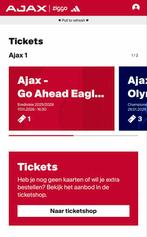 Ajax GAE fside zuid 1, Seizoenskaart, Eén persoon, Januari