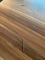 Zilveren minimalistische ketting met staaf - ZAG Bijoux, Ophalen of Verzenden, Zo goed als nieuw, Zilver, Met hanger
