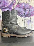 zgan HUMAN NATURE 39 leer boots met bont laarzen zwart dames, Bruin, Lage of Enkellaarzen, Ophalen of Verzenden, Zo goed als nieuw