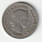 10  rappen   1904  Zwitserland. km. 27 ( 0,60 ), Postzegels en Munten, Munten | Europa | Niet-Euromunten, Ophalen of Verzenden