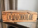 Houten kistje, decoratie, Ophalen, Gebruikt, Overige houtsoorten, Minder dan 50 cm