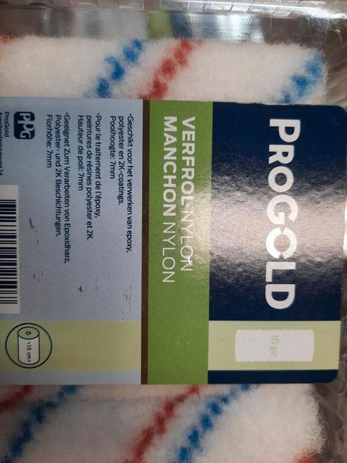 PROGOLD VERFROL NYLON 10 CM - 10 IN EEN DOOSJE, Hobby en Vrije tijd, Schilderen, Nieuw, Overige typen, Ophalen of Verzenden