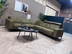 ZGAN PRONTO Elektrische Hoekbank Moscato - Groen - 287 x 264, Ophalen, 250 tot 300 cm, -, -