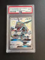 PSA 9 - Rayquaza GX #177a Pokemon Celestial Storm, Ophalen of Verzenden, Zo goed als nieuw, Losse kaart, Foil