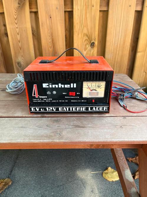Einhell 6/12V Acculader - Vintage, Auto diversen, Jumpstarters, Gebruikt, Ophalen of Verzenden