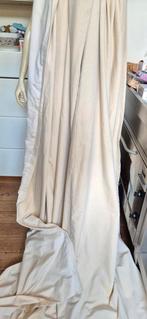 VERKOCHTDEDAR verduisterend fluweel velours 150 252, Crème, 200 cm of meer, 150 tot 200 cm, Dedar design gordijn luxe gevoerd verduisterend