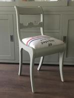 2 Vintage Sier Stoelen, Huis en Inrichting, Stoelen, Ophalen, Gebruikt, Twee, Overige kleuren