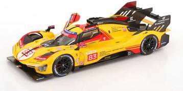 Ferrari 499P #83 KUBICA/YIFEI/SCARCMAN 24H LE MANS 2024 1:18 beschikbaar voor biedingen