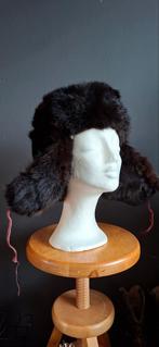 Vintage retro bontmuts Russische, 54 cm, 55 cm (S, 6⅞ inch) of minder, Hoed, Ophalen of Verzenden, Zo goed als nieuw