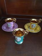 Verzamel kop en schotels met goud, Ophalen of Verzenden, Zo goed als nieuw, Overige stijlen, Kop(pen) en/of Schotel(s)