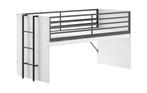 Sam halfhoogslaper met uitschuifbureau - 90x200 - Wit