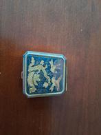 Vintage Spaans Damascenen Pillendoosje Vogelmotief, Ophalen of Verzenden