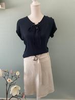 Lea H / mooie donkerblauwe top/ maat s, Kleding | Dames, Lea H, Zo goed als nieuw, Korte mouw, Maat 36 (S)