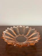Vintage brocante roze schaal, Ophalen of Verzenden