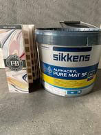 Sikkens Alphacryl Pure Mat muurverf - Farrow&Ball Dimity, Doe-het-zelf en Verbouw, Minder dan 5 liter, Ophalen of Verzenden, Zo goed als nieuw