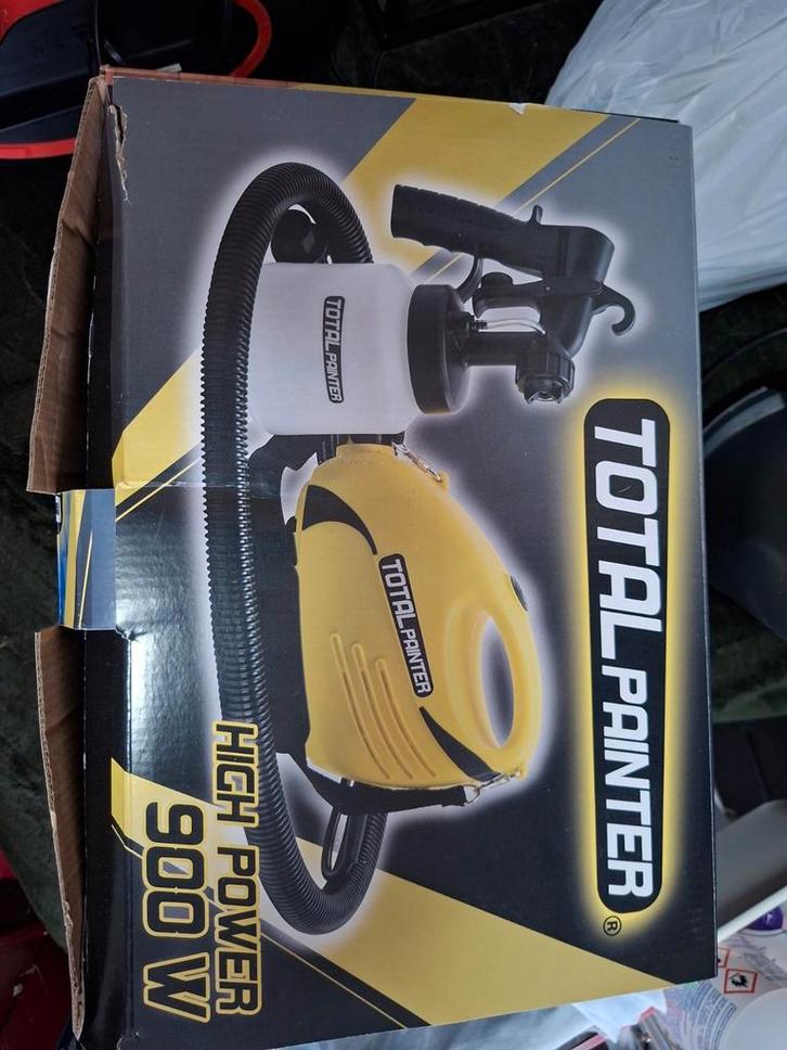 Verfspuit op stroom, Doe-het-zelf en Verbouw, Schildersmaterialen, Gebruikt, Verfspuit of Verfpomp, Ophalen