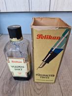 Te koop oude fles vulpen inkt Pelikan, Ophalen of Verzenden
