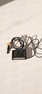 Thermometer met display - Zwart - ST-2, Dieren en Toebehoren, Reptielen en Amfibieën | Toebehoren, Ophalen of Verzenden, Gebruikt