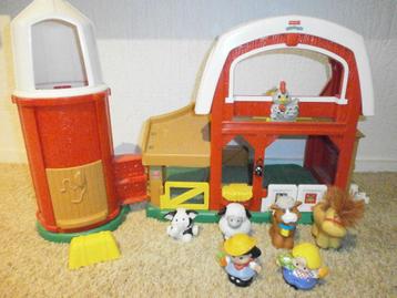 Little people boerderij met werkende geluiden en 6 poppetjes beschikbaar voor biedingen