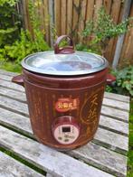 Chinese elektrische stoofpot met aardenwerk pot, Huis en Inrichting, Keuken | Potten en Pannen, Ophalen, Zo goed als nieuw, Overige materialen