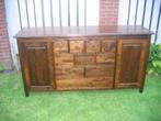 Dressoir, met spiegel - koloniaal teakhout, Huis en Inrichting, Ophalen, Gebruikt, Teakhout, 25 tot 50 cm