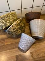 Vintage bloempotten 60-tiger jaren, Verzamelen, Retro, Ophalen, Huis en Inrichting