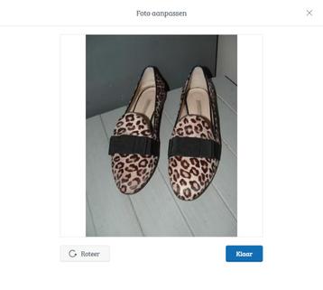 Roberto Festa Cavallino leopard loafers instapper maat 42  beschikbaar voor biedingen