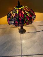 Glas in lood tafellamp, Ophalen of Verzenden, Glas, Minder dan 50 cm