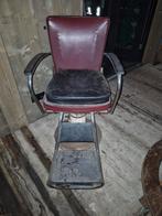 Vintage Kappersstoel - Opknapper!, Huis en Inrichting, Stoelen, Ophalen, Gebruikt, Vintage, Metaal
