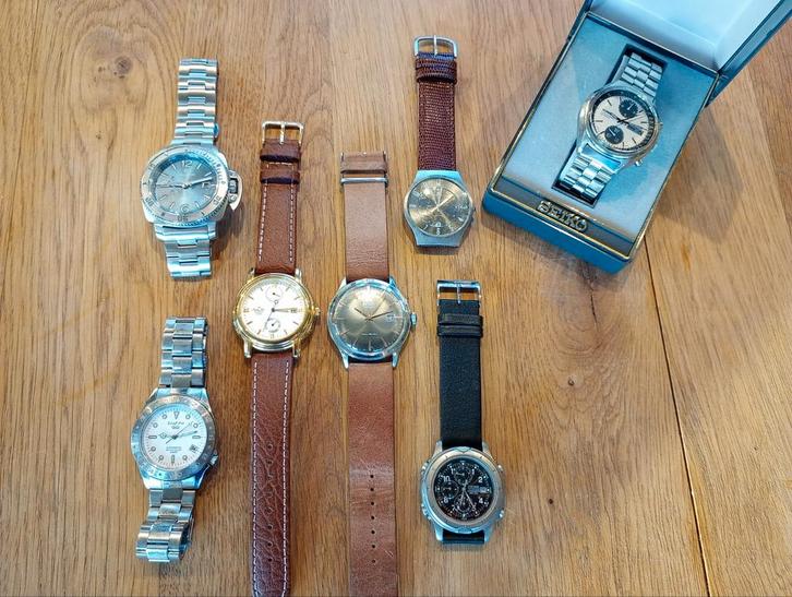 Lot heren horloges automaten, Seiko, citizen, Orient, Sieraden, Tassen en Uiterlijk, Horloges | Heren, Seiko, Staal, Ophalen of Verzenden