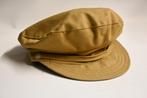 onbekende duitse kaki stoffen platte pet duitsland wo1, Verzamelen, Ophalen of Verzenden, Landmacht, Duitsland, Kleding of Schoenen