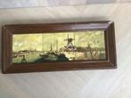 3 beschilderde tegeltjes, Antiek en Kunst, Kunst | Schilderijen | Klassiek, Ophalen of Verzenden