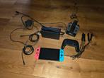 Nintendo Switch + Extra's: Controllers, Grip & Case, Zo goed als nieuw, Eén computer, 3 spelers of meer, Vanaf 7 jaar