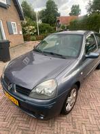 Renault Clio 2005 NAP 1.2 55KW APK t/m eind maart, Auto's, Voorwielaandrijving, 74 pk, 31 €/maand, Blauw